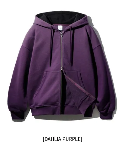 Jemut Stone Heavyweight Two-Way Hood Zip-Up Jacket