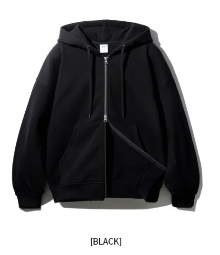 Jemut Stone Heavyweight Two-Way Hood Zip-Up Jacket