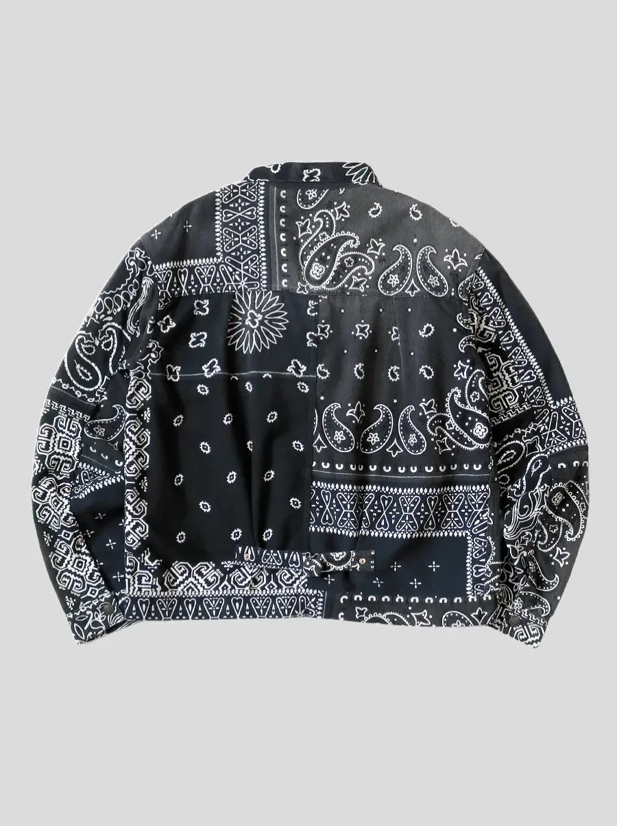 Kapital flannel reversible bandana jacket on time sale.