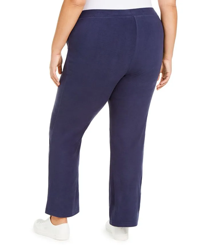 Karen Scott Women's Blue Warm Up Pants Size 0X