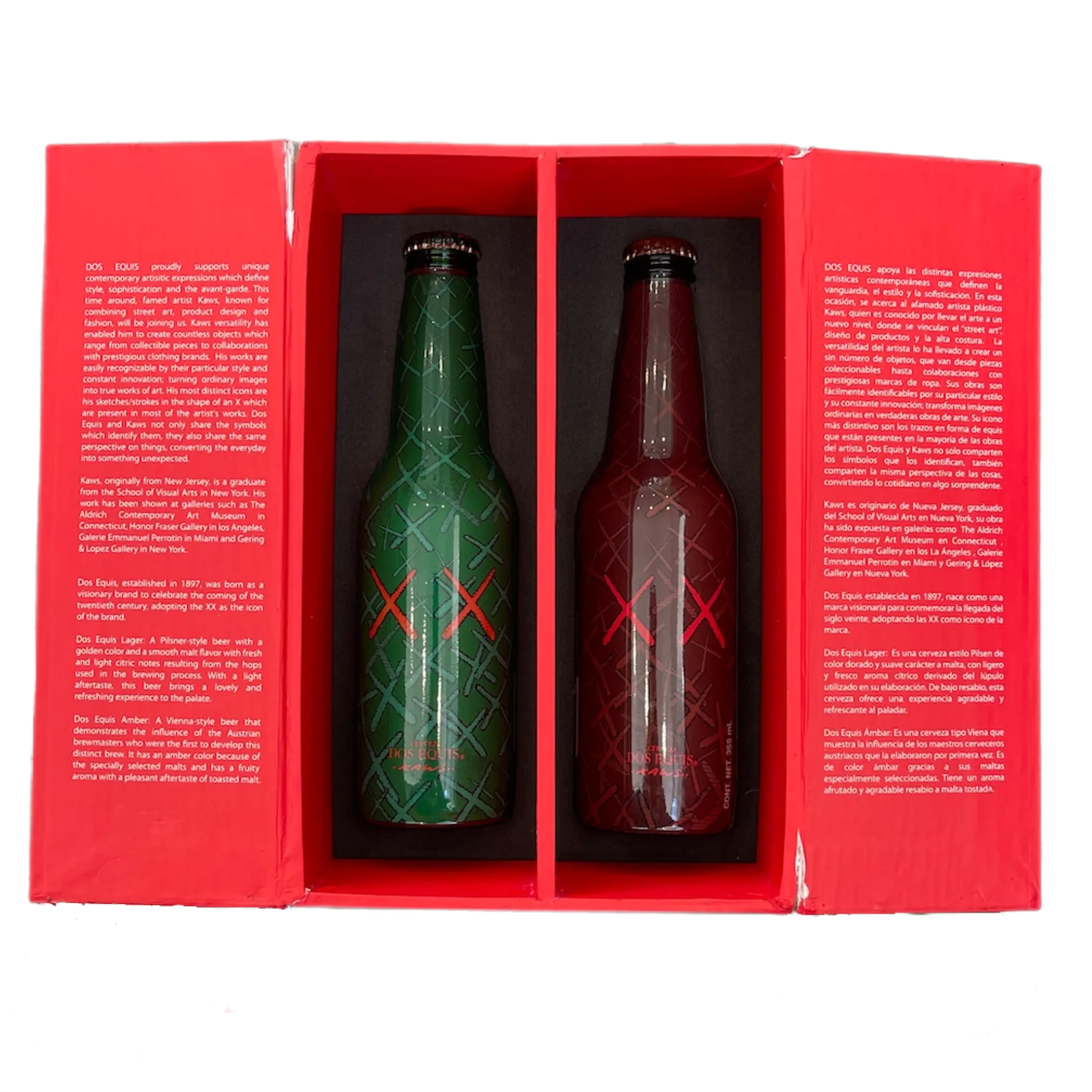 Kaws Dos Equis Bottle Set