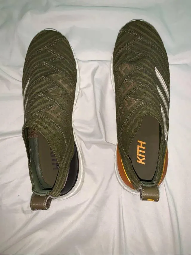 Kith Rays UltraBOOST Nemeziz olive