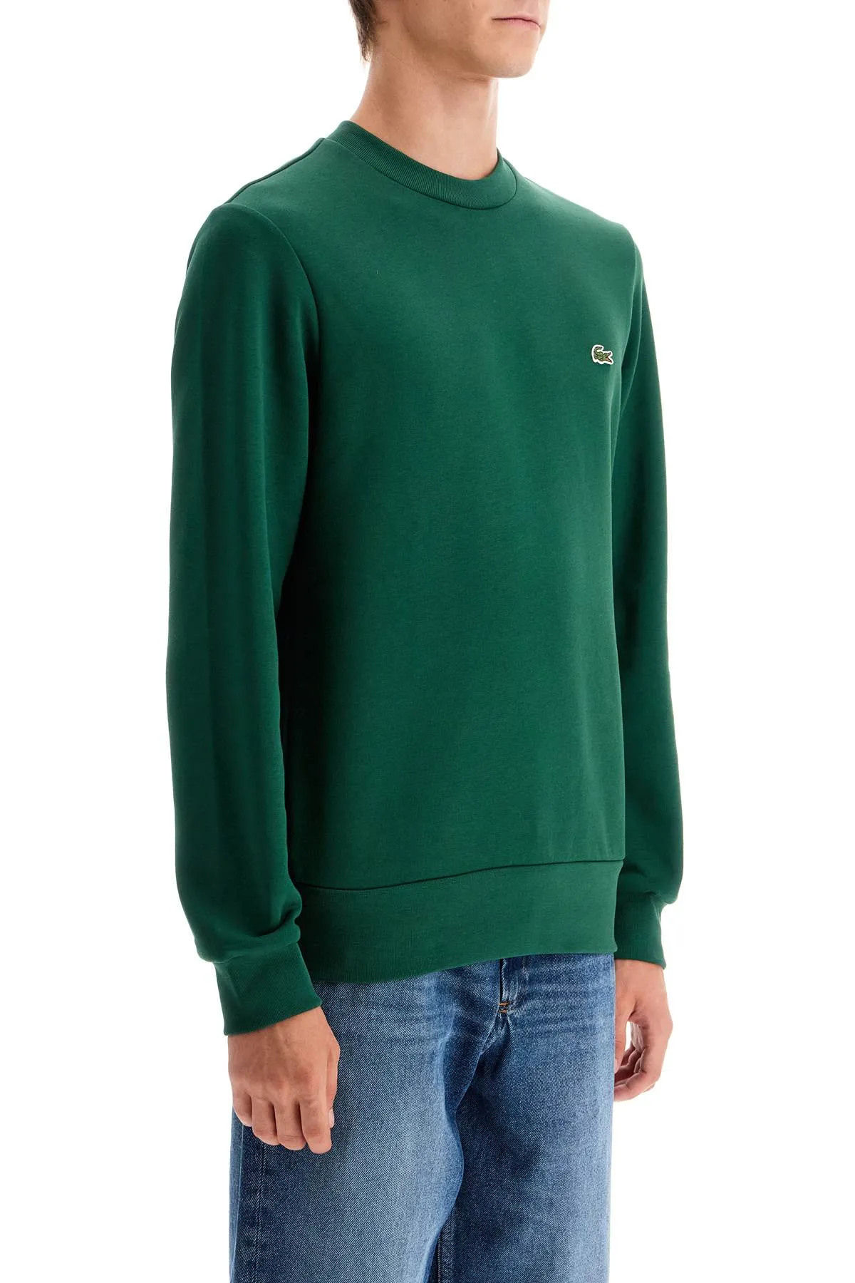 Lacoste Classic Fit Crewneck Sweatshirt   Green