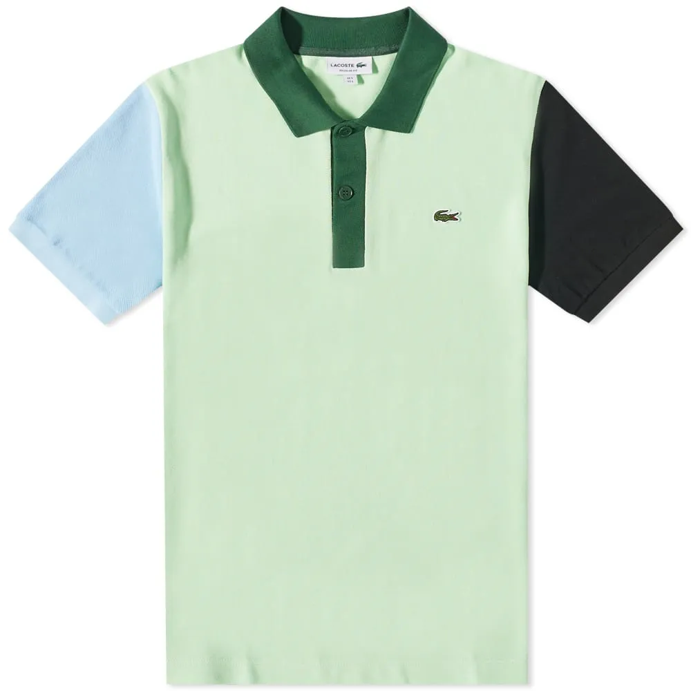 Lacoste Colour Block PoloAsh, Panorama & Black