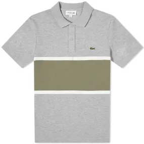 Lacoste Colour Block PoloGrey & Khaki