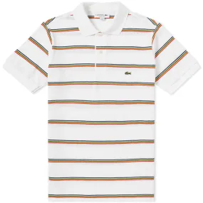 Lacoste Retro Stripe PoloWhite & Multicolour