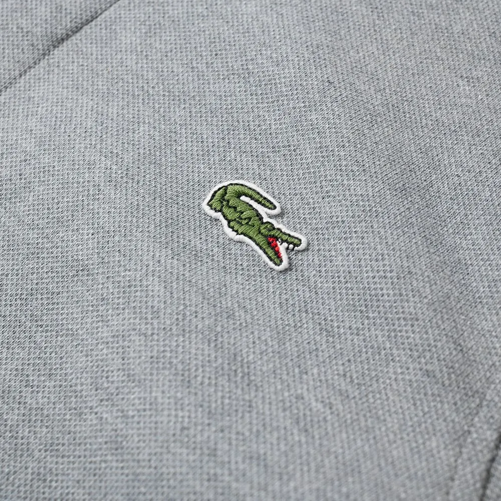 Lacoste Rugby Pique ShirtGrey Marl & White