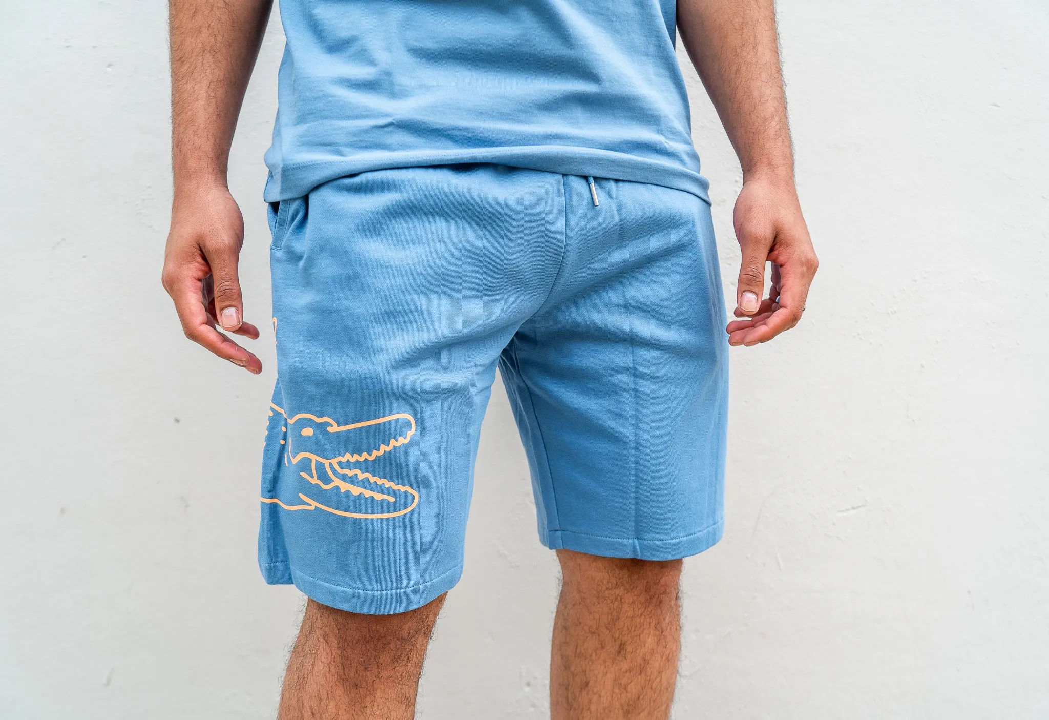 Lacoste Side Gator Shorts (Ocean)