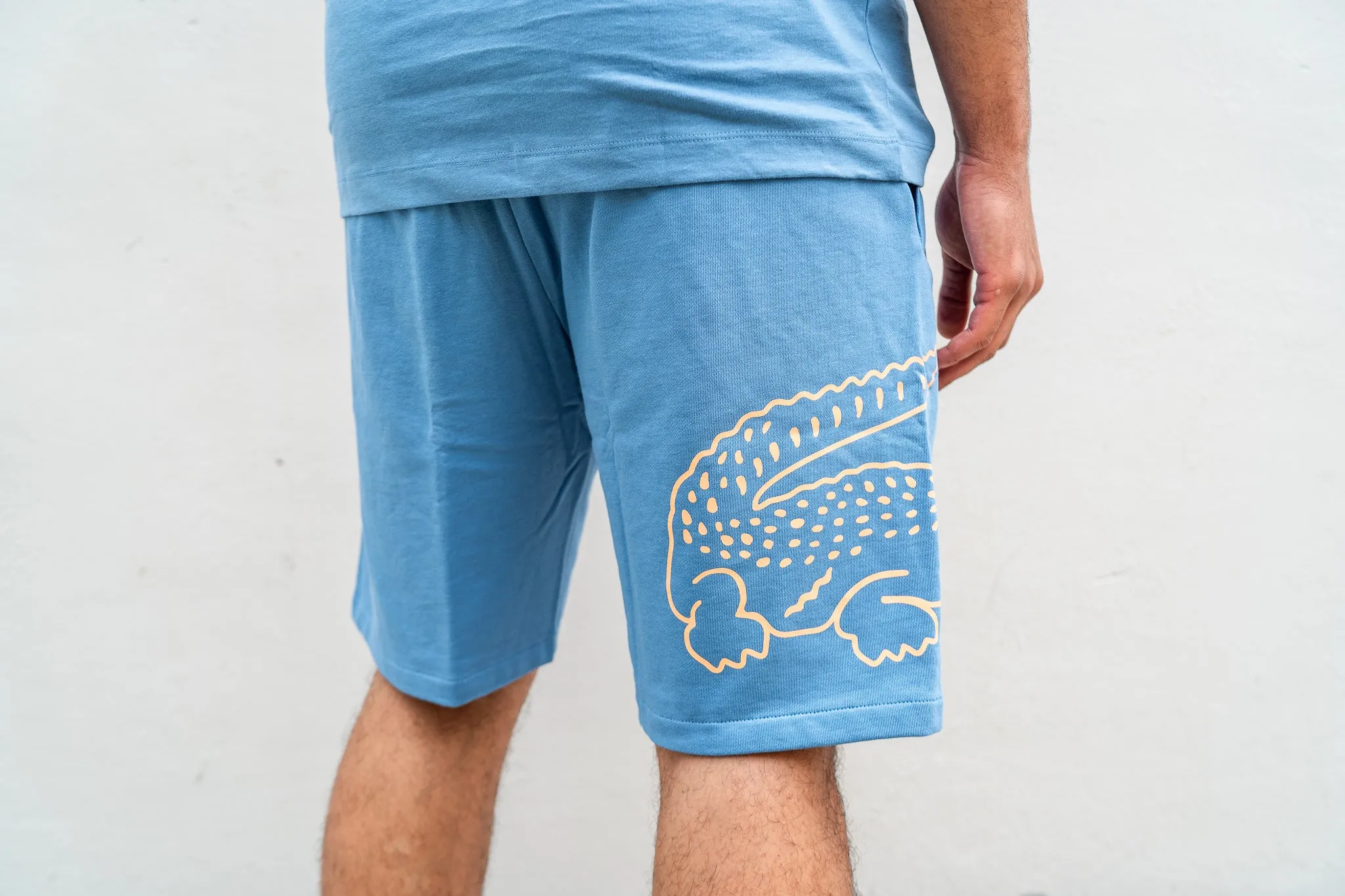 Lacoste Side Gator Shorts (Ocean)