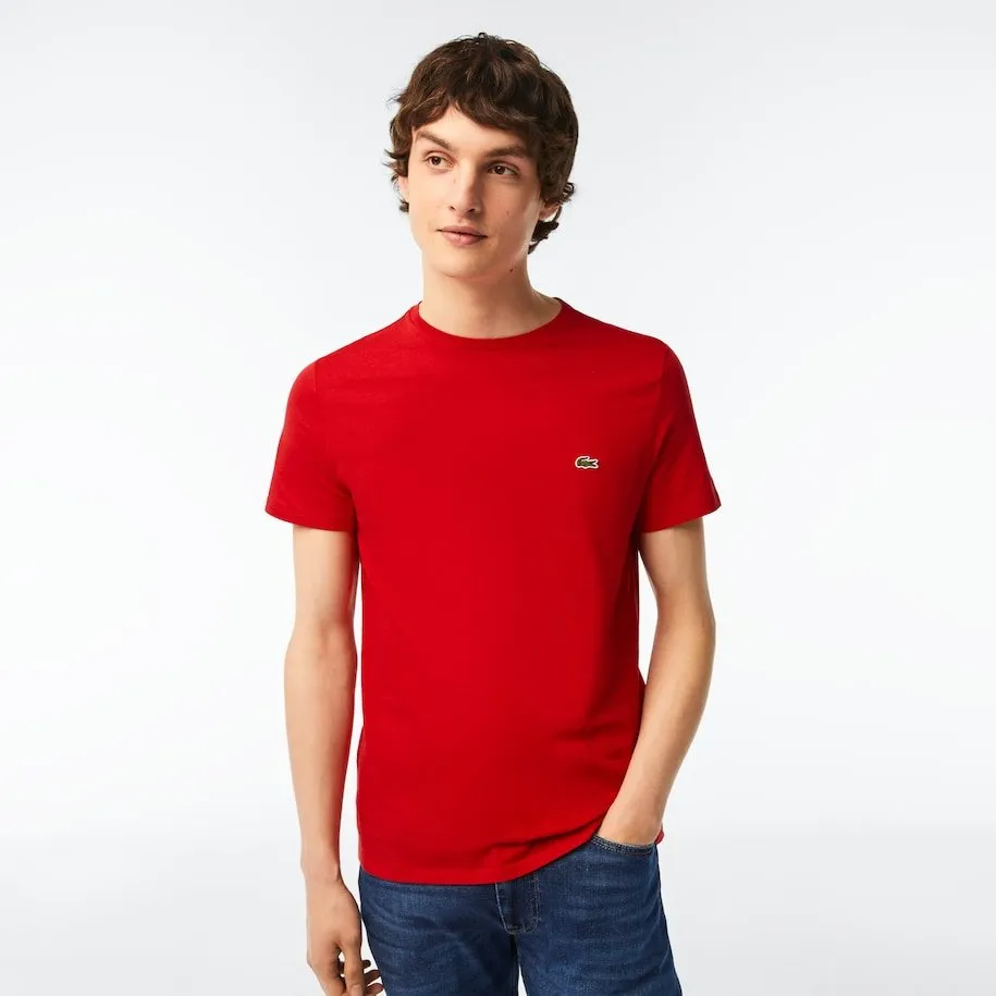 Lacoste T-shirt Rouge pima uni