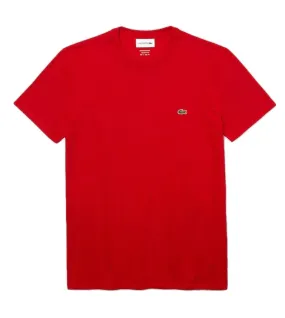 Lacoste T-shirt Rouge pima uni