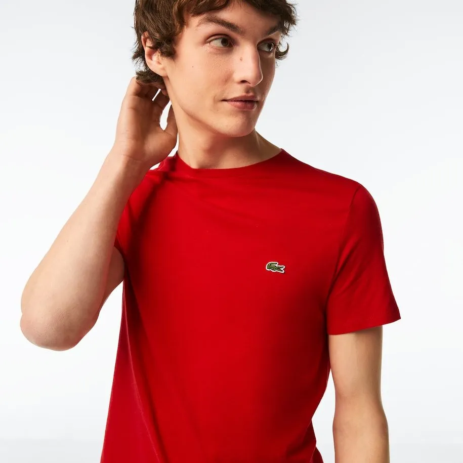 Lacoste T-shirt Rouge pima uni