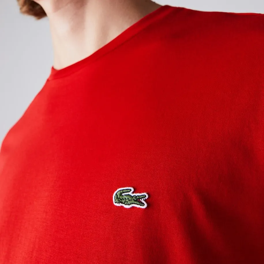 Lacoste T-shirt Rouge pima uni