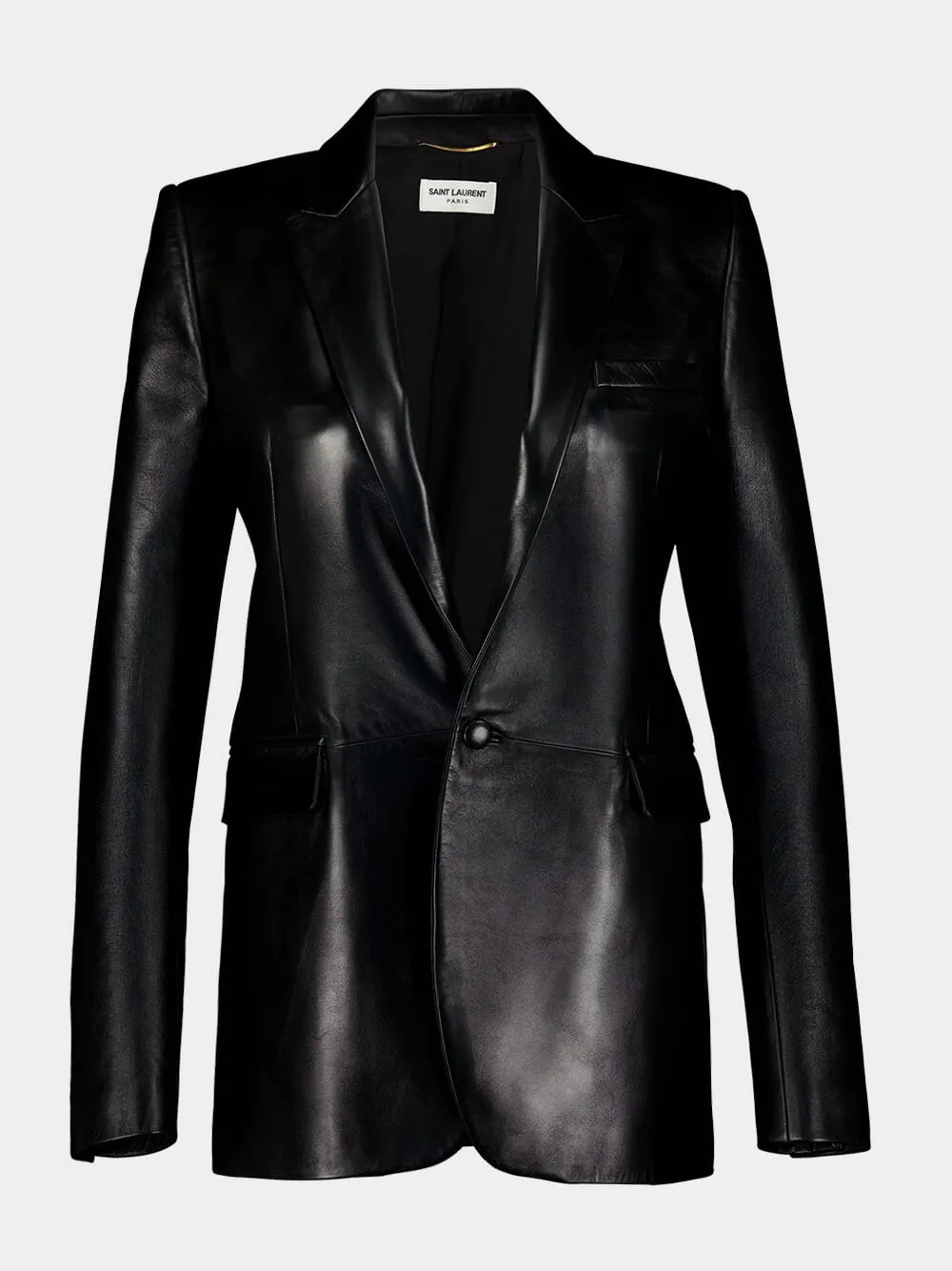 Lambskin Leather Blazer