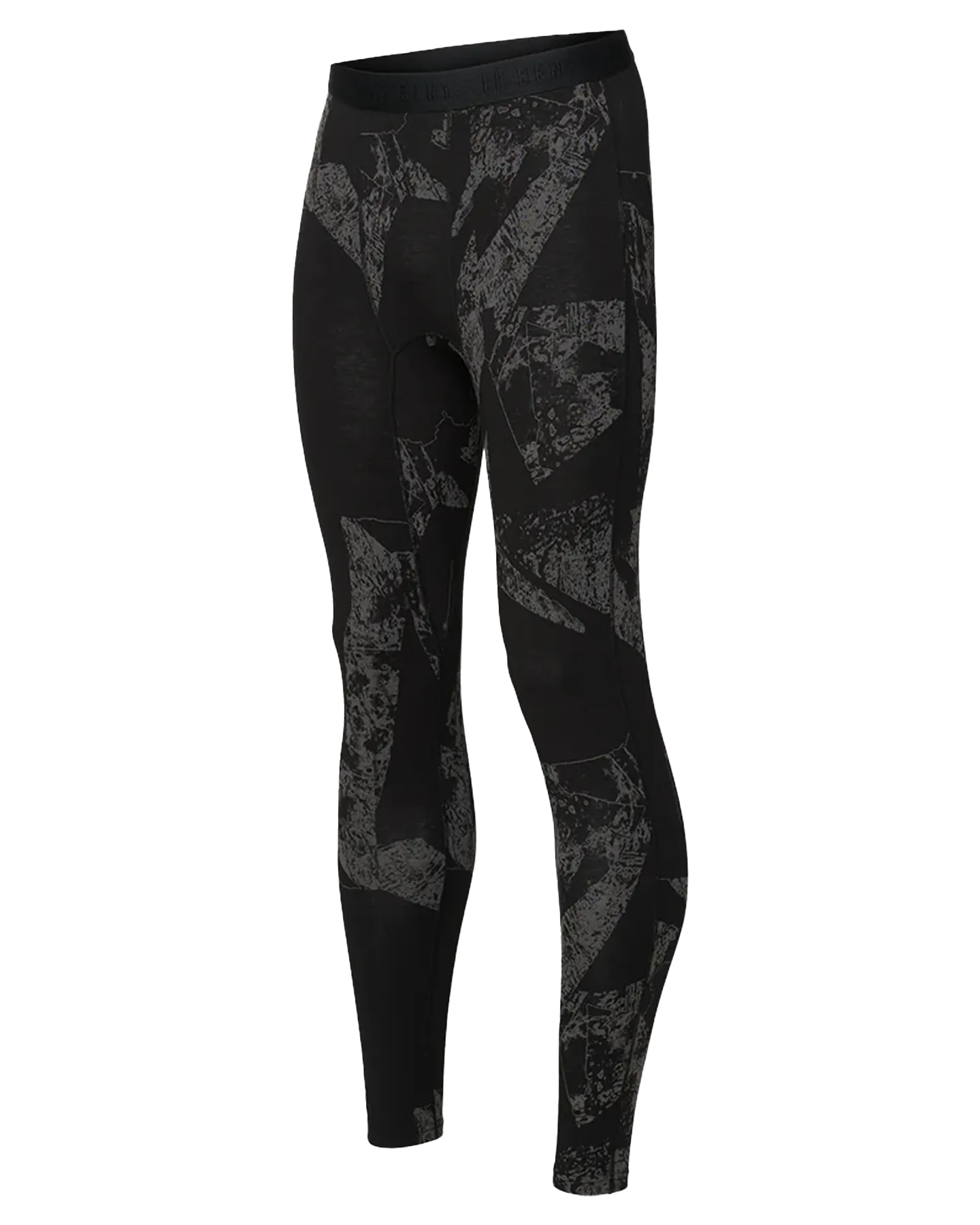 Le Bent Men's Black Fractal Lightweight Bottom