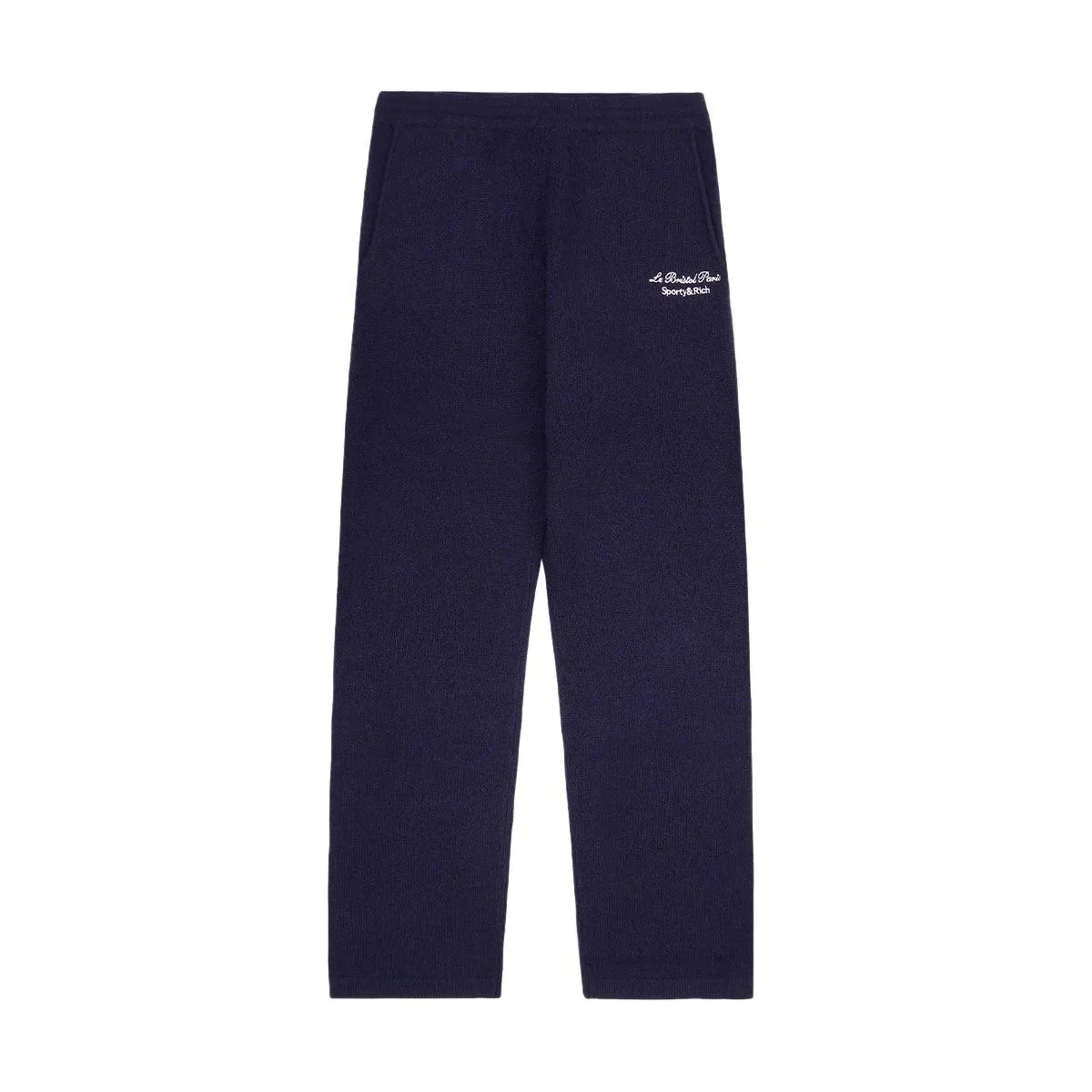 Le Bristol Paris navy white cashmere pants