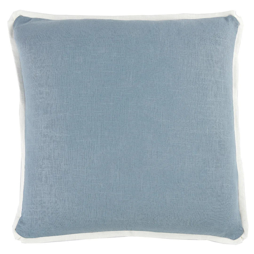 Linen Pillow Oyster Butterfly Flange Pool