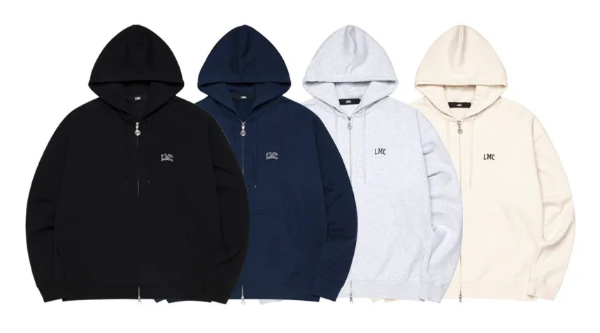 LMC Unisex Cotton Logo Hoodies - Street Style Long Sleeves