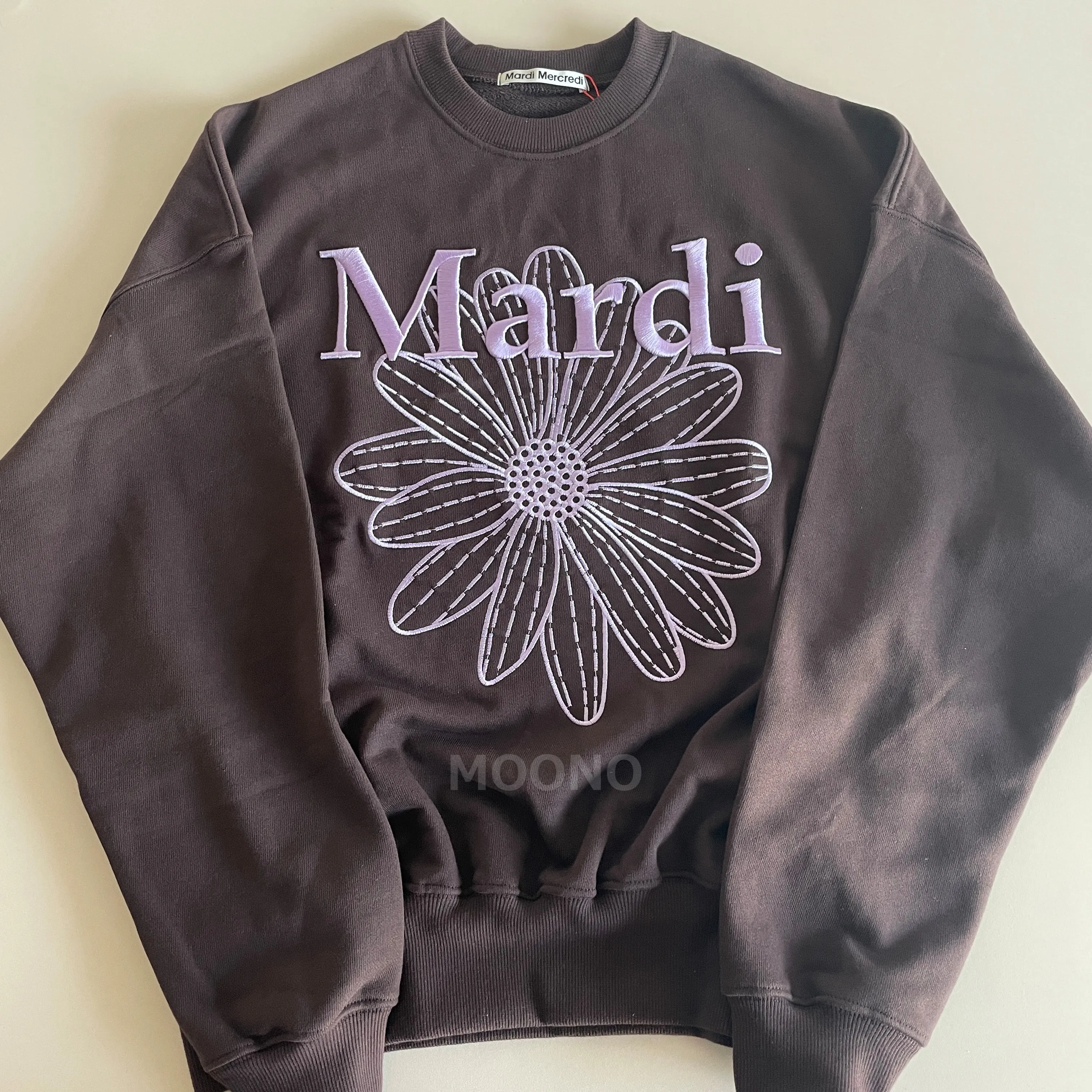 Mardi Mercredi | Long Sleeves Cotton Oversized Logo