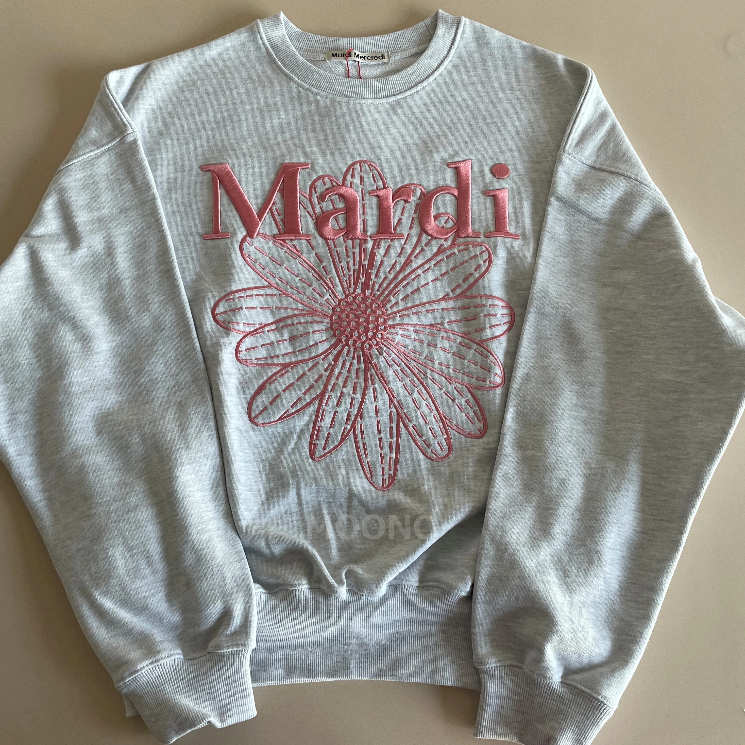 Mardi Mercredi | Long Sleeves Cotton Oversized Logo