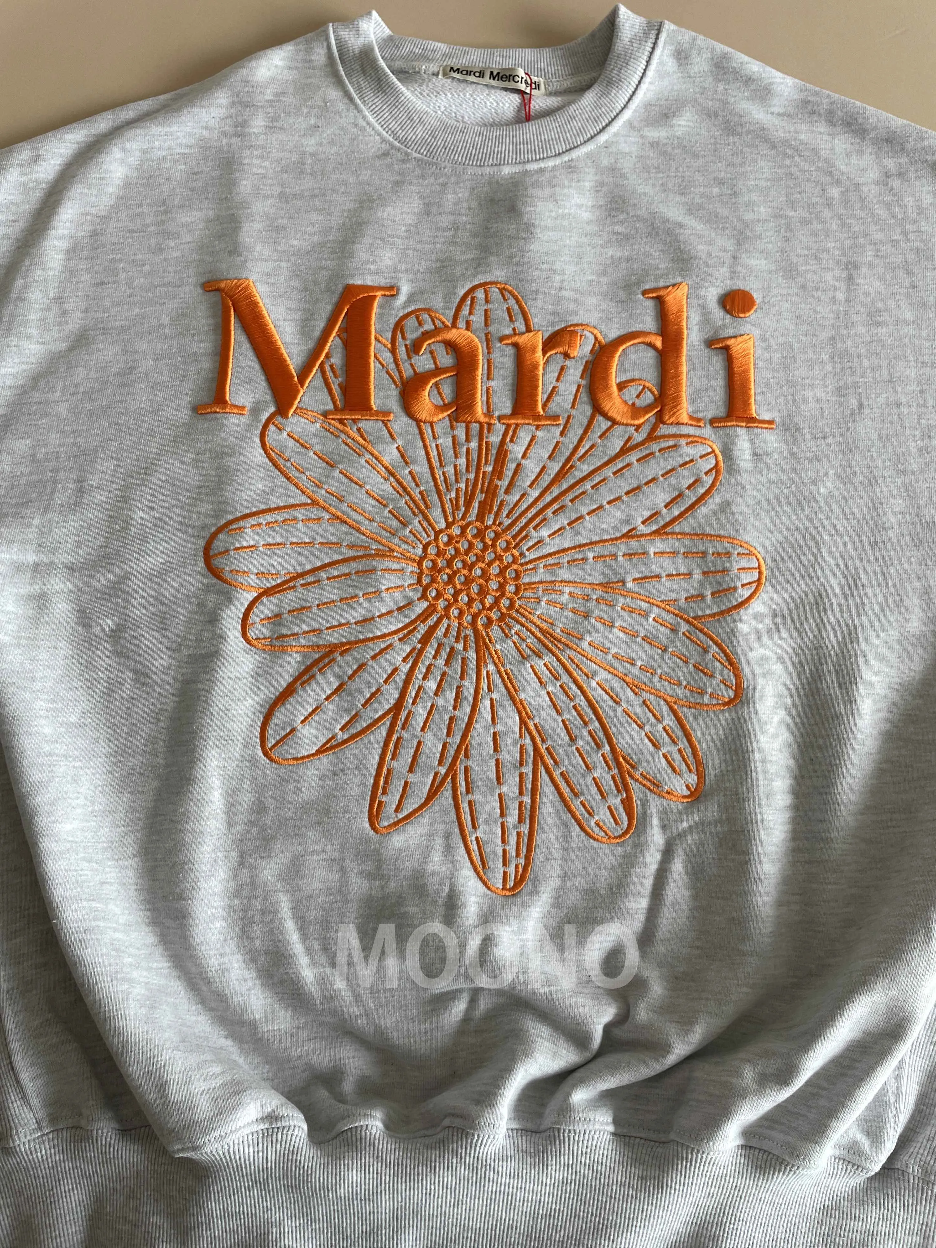 Mardi Mercredi | Long Sleeves Cotton Oversized Logo