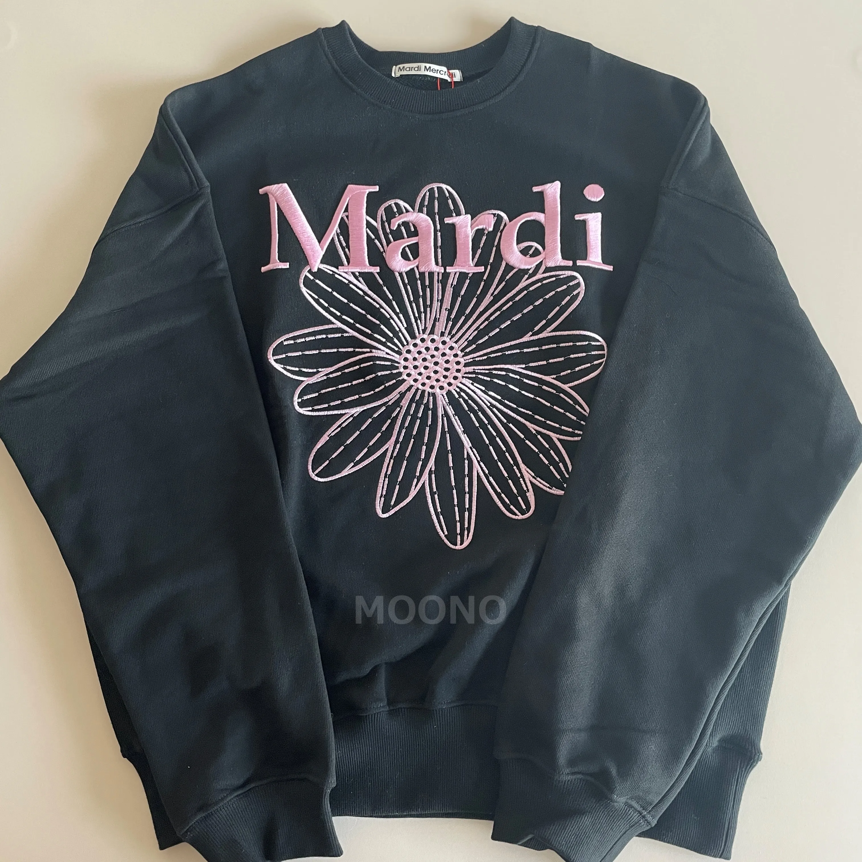 Mardi Mercredi | Long Sleeves Cotton Oversized Logo