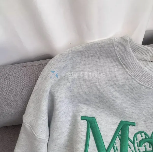 Mardi Mercredi Street Style Long Sleeves Logo Hoodies & Sweatshirts