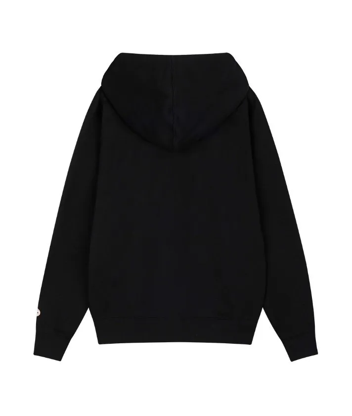 Marithe Francois Girbaud unisex street style long sleeves cotton logo hoodies for sale.