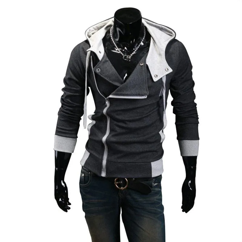 Men's Fashion Cardigan Hoodie | Sportswear Tracksuit Jacket | Long Sleeve Slim Fit.