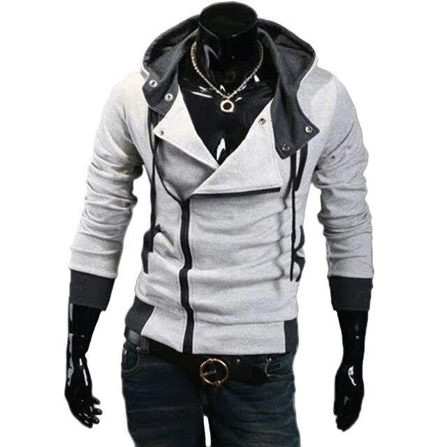 Men's Fashion Cardigan Hoodie | Sportswear Tracksuit Jacket | Long Sleeve Slim Fit.