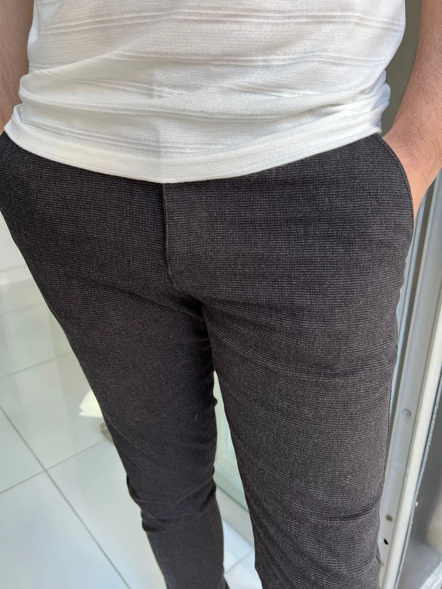 Micro Black Pants