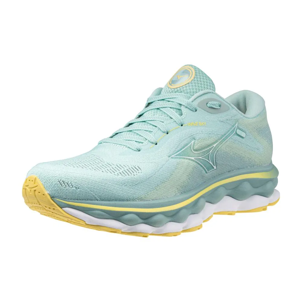 Mizuno Wave Sky 7 - Eggshell Blue/White (Women's)