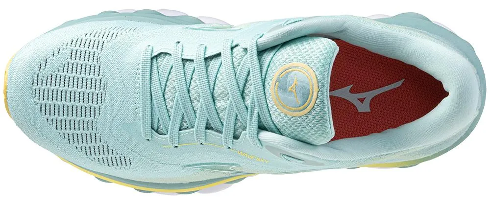 Mizuno Wave Sky 7 - Eggshell Blue/White (Women's)