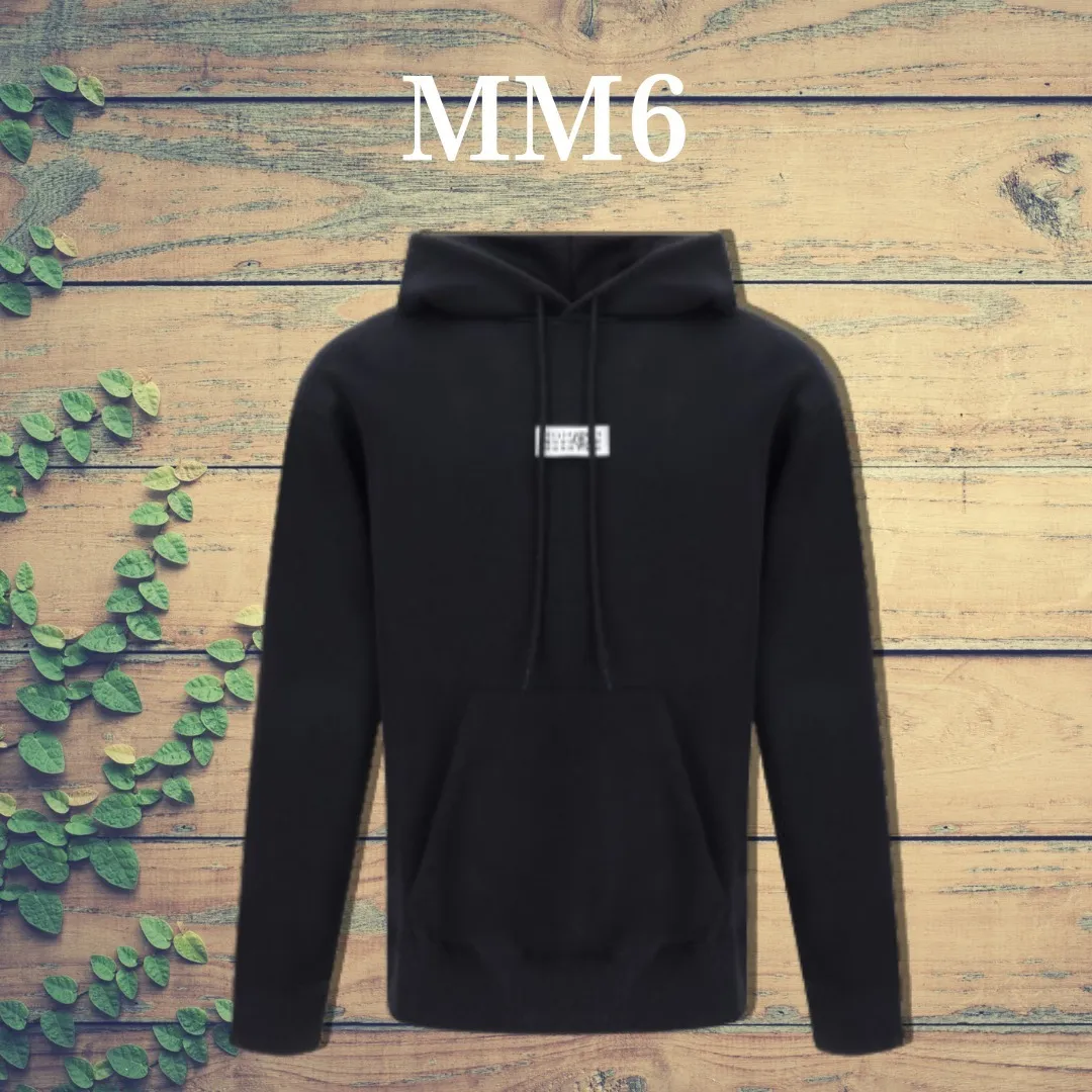 MM6 Maison Margiela Long Sleeves Cotton Logo Hoodies | Unisex Street Style