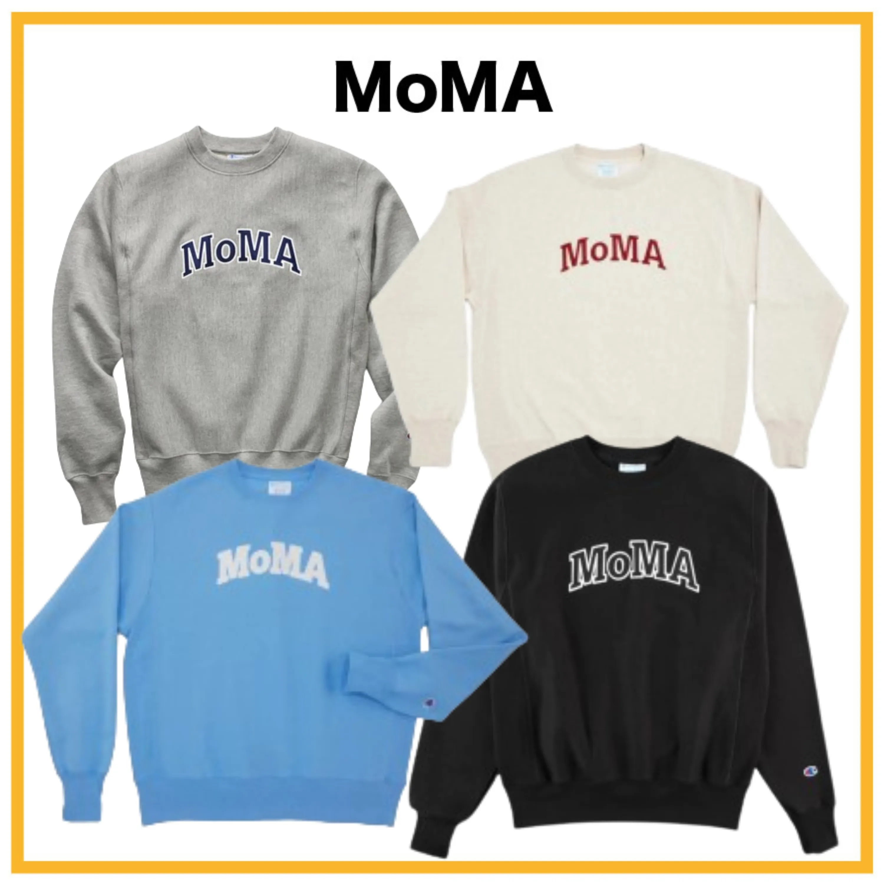 MoMA Street Style Long Sleeves - Unisex Collaboration with Plain Logo | Buy Online