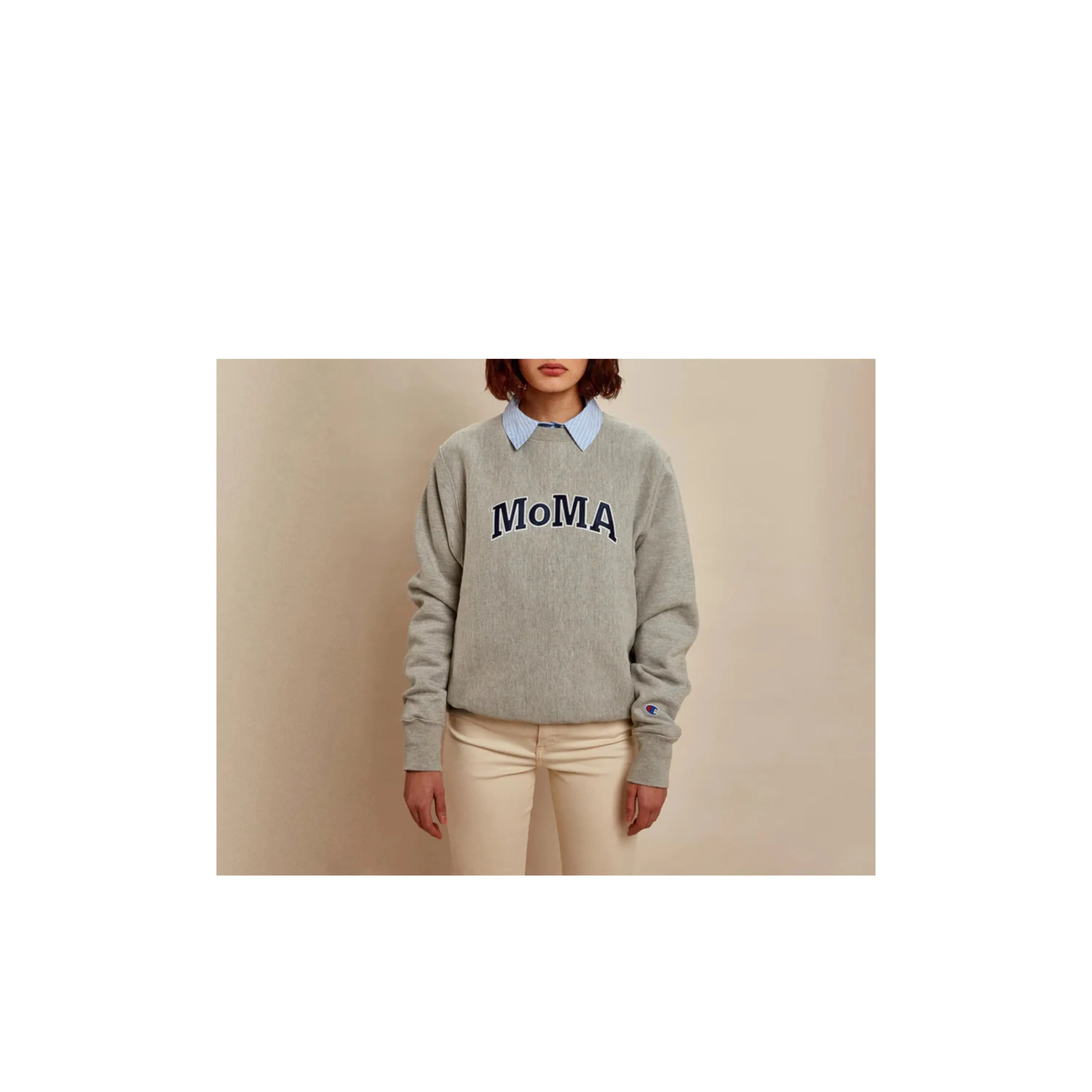 MoMA Street Style Long Sleeves - Unisex Collaboration with Plain Logo | Buy Online