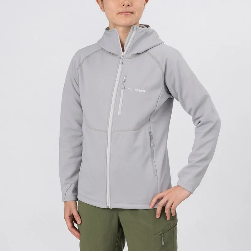 Montbell Women's Trail Action Hooded Jacket - Stretch CLIMAPLUS Wine Red.