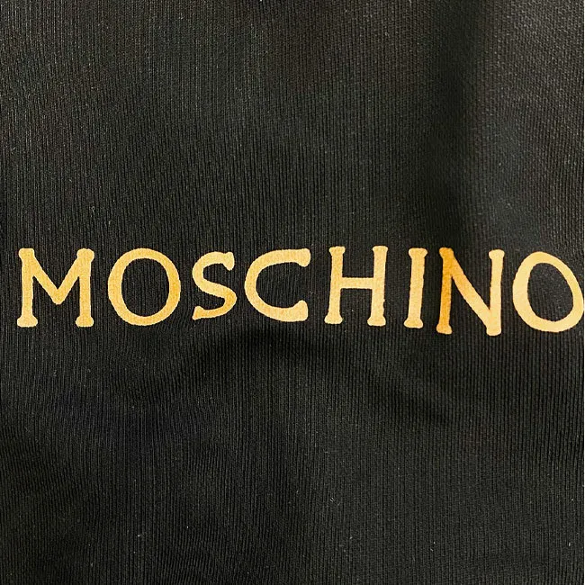 Moschino | Street Style Long Sleeve Cotton Oversized Logo Top