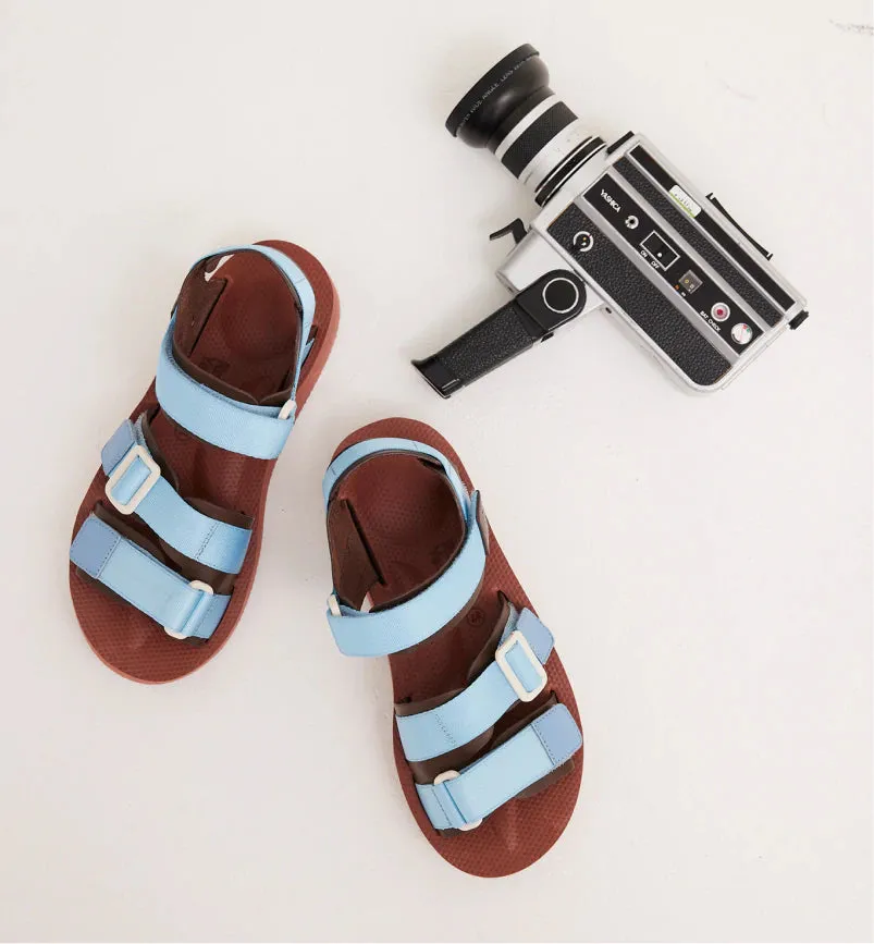 Neptune 2.0 Athletic Sandal in Cornflower and Chocolate