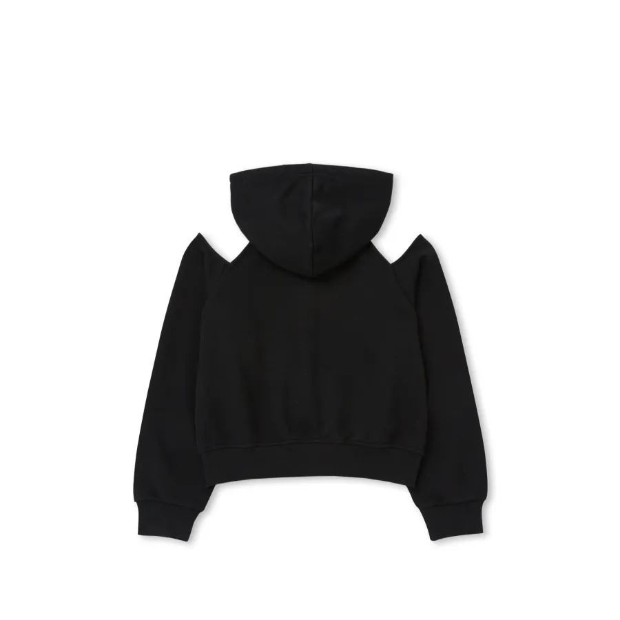 NERDY Women's open shoulder hoodie zip-up - 3 color options