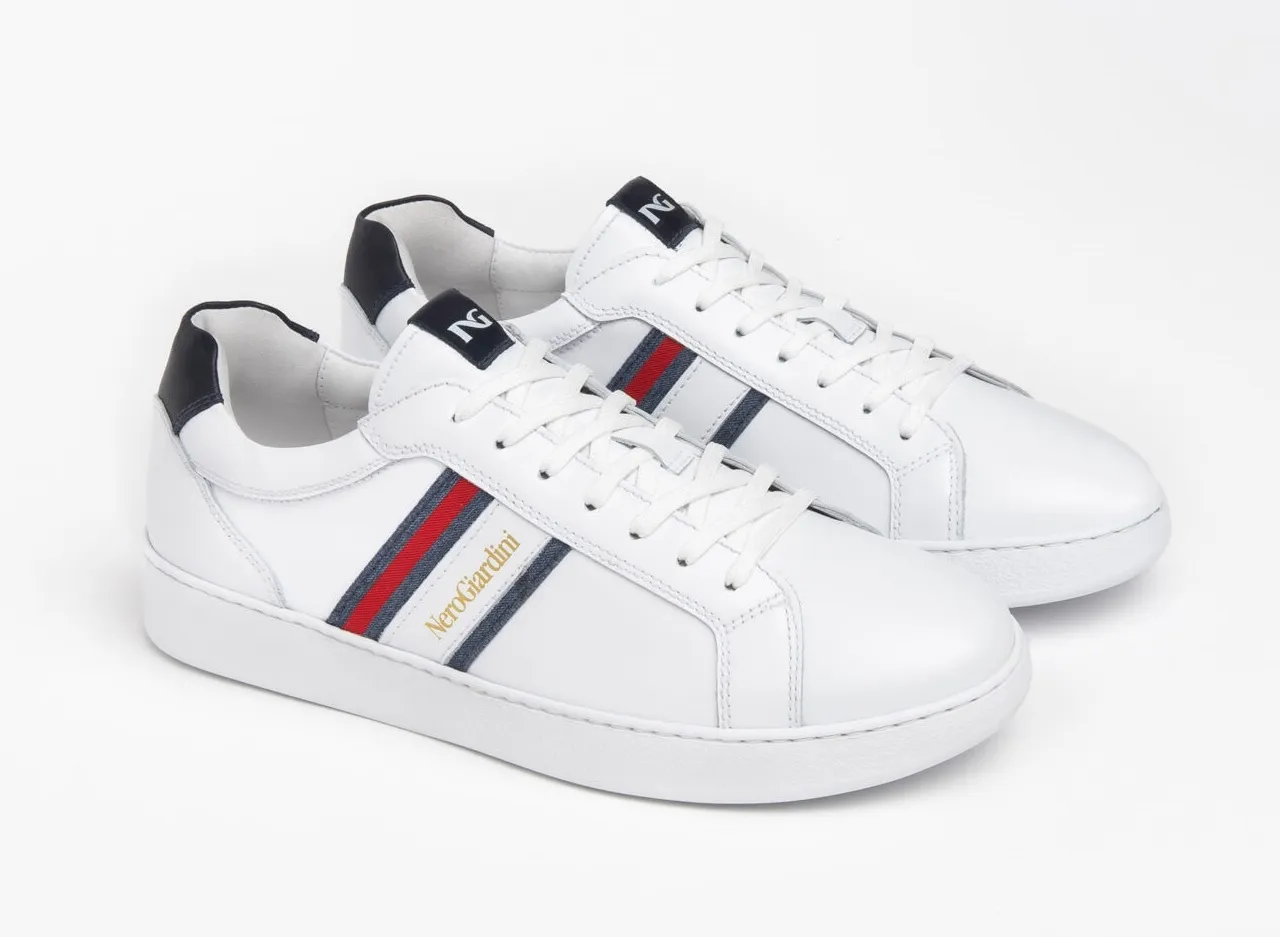 NEROGIARDINI UOMO OAKLAND white sneakers - E302850U/707