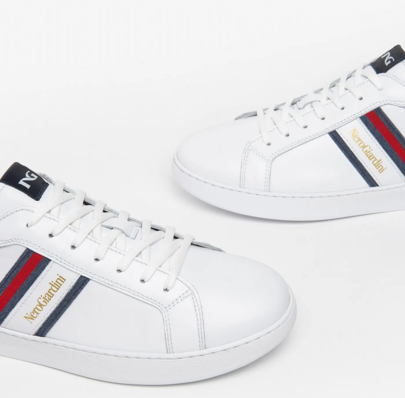 NEROGIARDINI UOMO OAKLAND white sneakers - E302850U/707