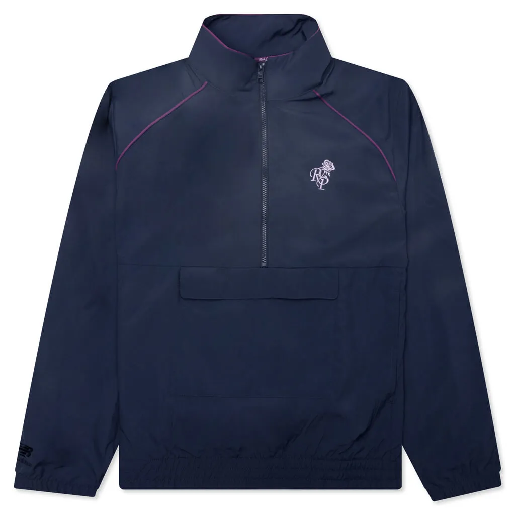 New Balance Rich Paul Quarter Zip Jacket Navy - Shop now!