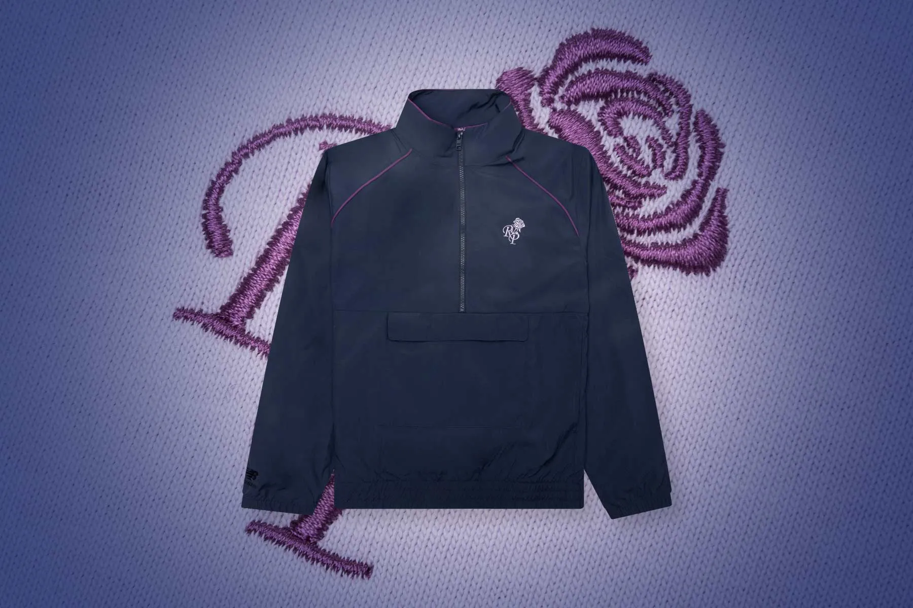 New Balance Rich Paul Quarter Zip Jacket Navy - Shop now!