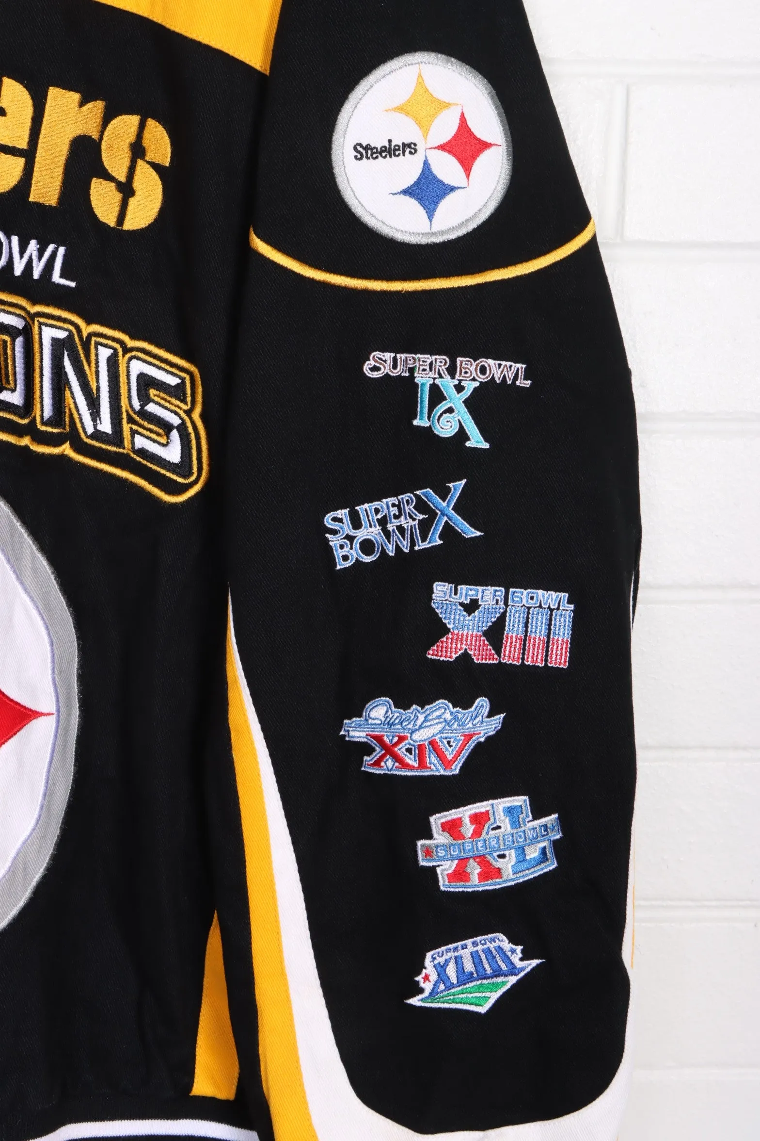 NFL Pittsburgh Steelers 6-time Super Bowl Champions Jacket 4XL