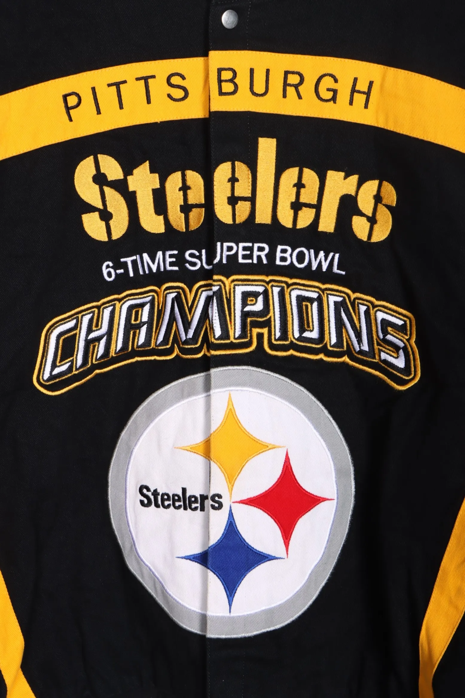 NFL Pittsburgh Steelers 6-time Super Bowl Champions Jacket 4XL