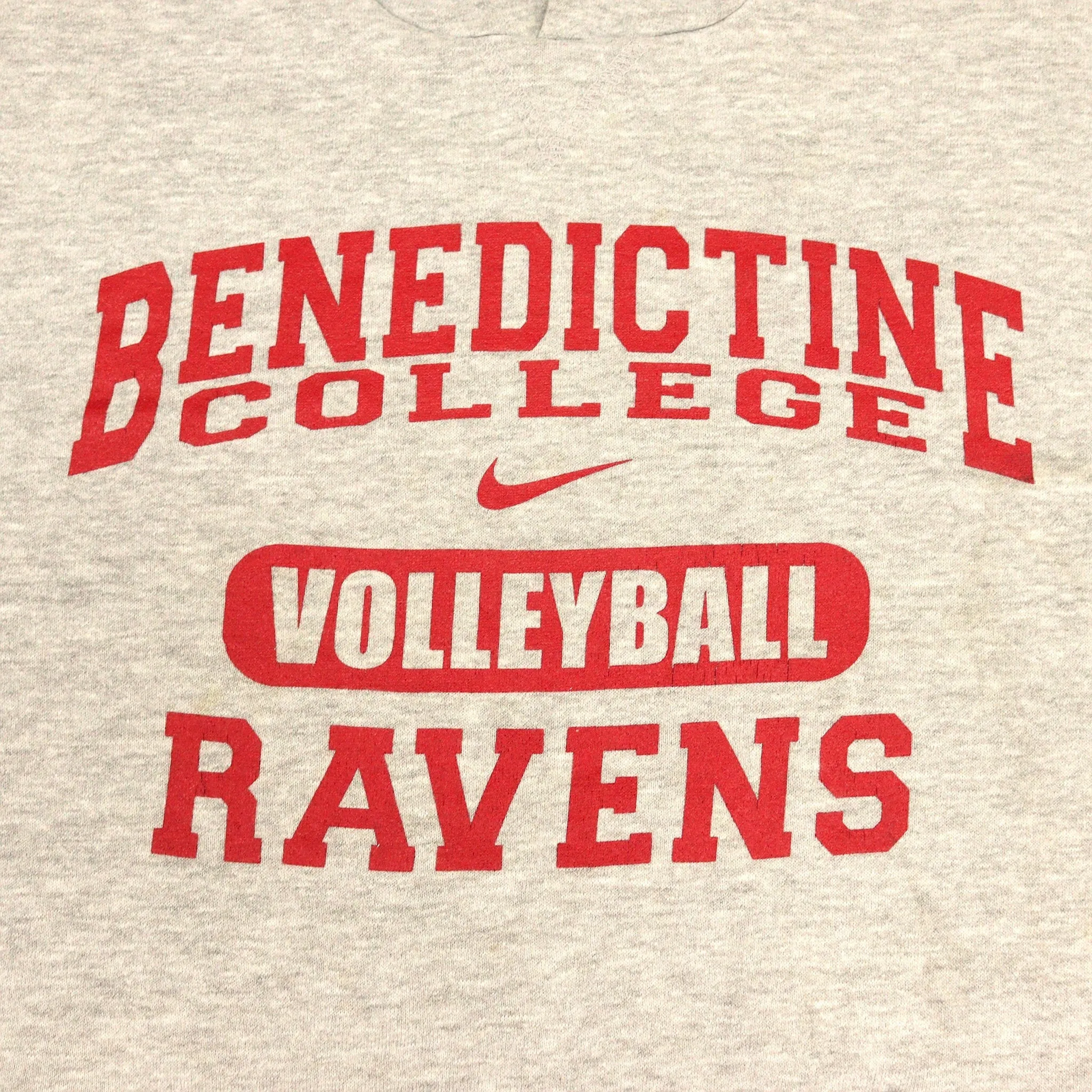 Nike Benedictine College Ravens Volleyball Grey Hoodie