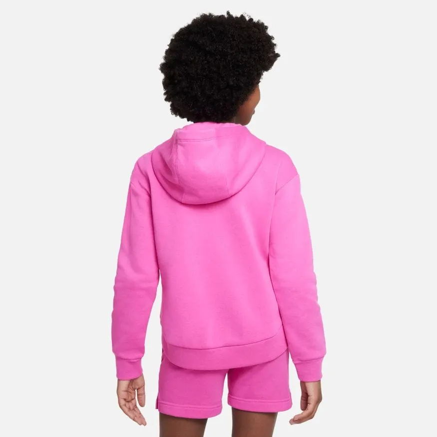 Nike Kids Fleece Pink Jacket – Junior Full-Zip Sportswear Club