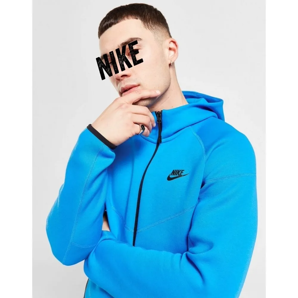 Nike Street Style Long Sleeves Plain Cotton Logo