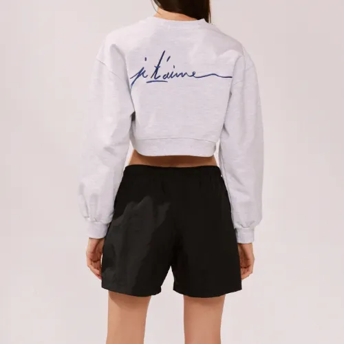 Noirnine Street Style Long Sleeves Logo Hoodies and Sweatshirts